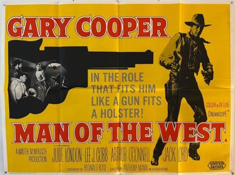 Man Of The West Original British Quad Film Poster - Blue Robin Collectables