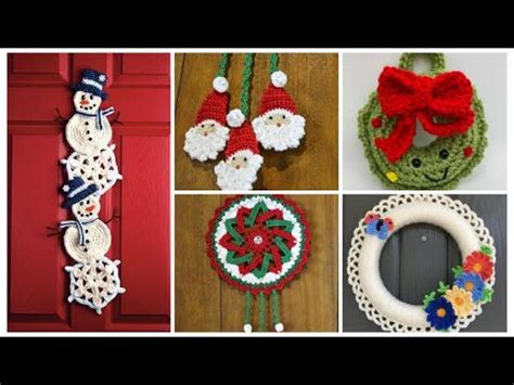 Crochet kids room wall hangings, diy Christmas decorations crochet home ...