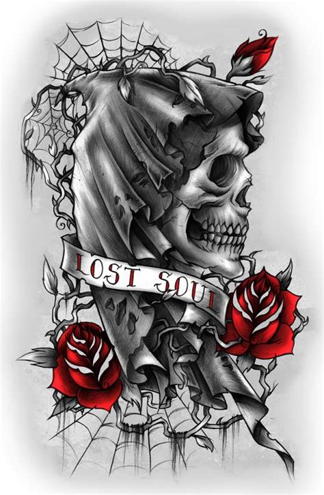 Gallery For > Lost Soul Tattoo Lettering | Soul tattoo, Tattoo lettering, Half sleeve tattoos ...