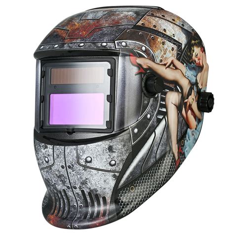 Welding Helmet Solar Power Auto Darkening Welding Helmet TIG MIG with ...