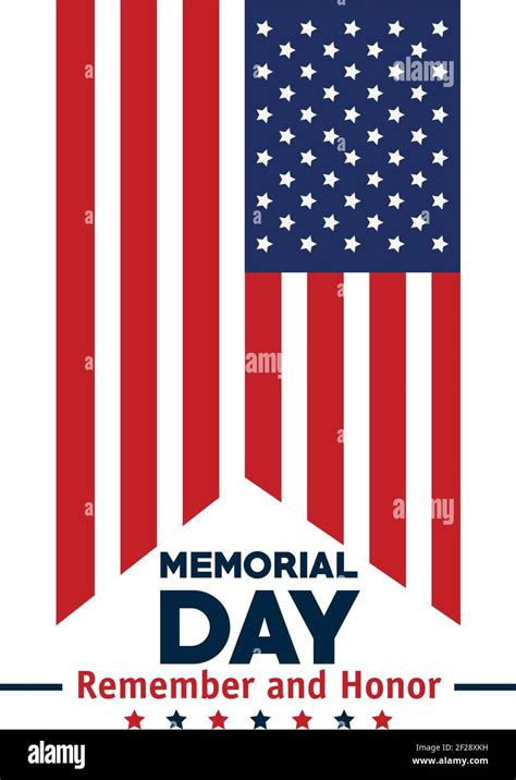 memorial day flag Stock Vector Image & Art - Alamy