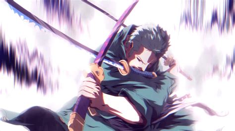 Zoro Santoryu Rengoku Onigiri One Piece Live Wallpaper - MoeWalls