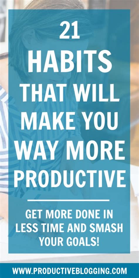 21 habits that will massively boost your productivity in 2025 ...