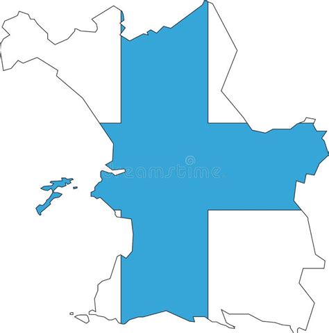Flag Map of Marseille, France Stock Vector - Illustration of banner, arrondissement: 215100374