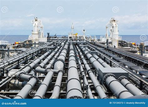 Oil Pipeline And Tanker Royalty-Free Stock Image | CartoonDealer.com ...