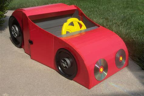 How to Make a Car From a Cardboard Box | eHow | Cardboard box car, Cardboard car, Cardboard ...