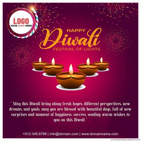 Corporate Diwali Wishes with Fireworks