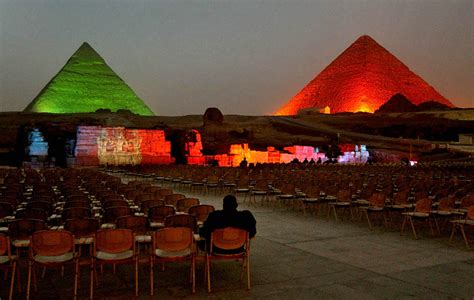 Sound and Light Show Pyramids of Giza - Deluxe Travel Egypt