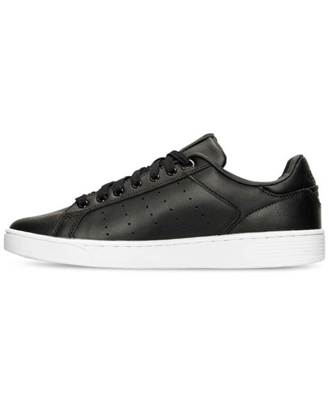 K-swiss Leather Men's Clean Court Casual Sneakers From Finish Line in ...