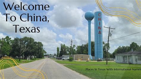 China, Texas from a local's perspective: International cities in Texas ...