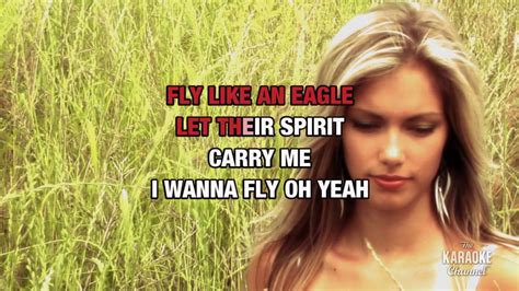 Fly Like An Eagle in the style of Seal | Karaoke with Lyrics - YouTube