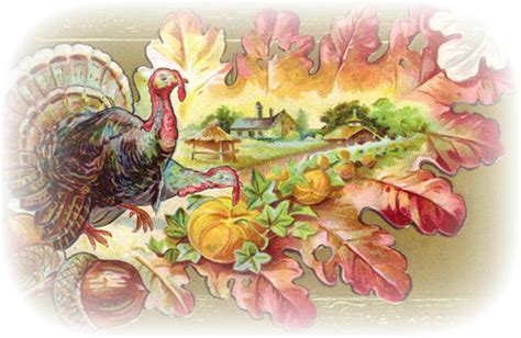 Free Vintage Thanksgiving Clip Art - Vintage Holiday Crafts