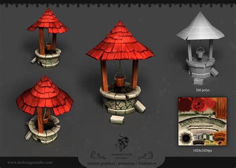 Well - 3D game prop by YairMor on deviantART | Game art, Hand painted ...