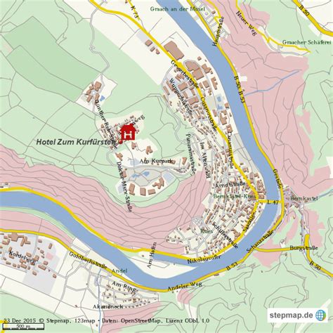 StepMap - Bernkastel-Kues - Landkarte für Welt