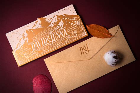 D&J WEDDING CARD on Behance