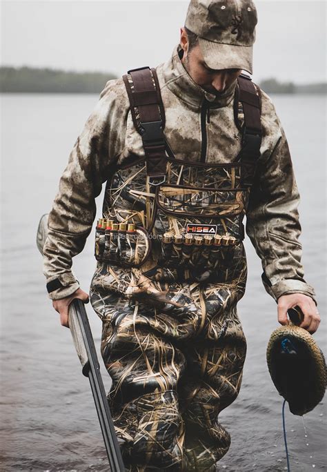 Chest Waders Neoprene Duck Hunting Waders For Men With Boots Camo Fishing Wader Bootfoot Cleated ...