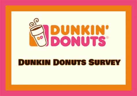 DunkinRunsOnYou - Take Dunkin Donuts Survey Official