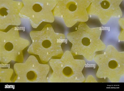 macro picture of star-shaped noodles Stock Photo - Alamy