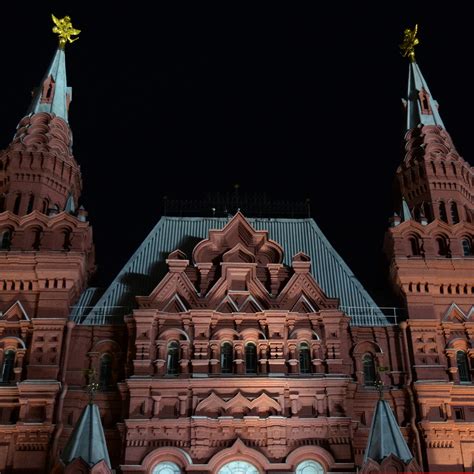Moscow. Night. Kremlin. Free Stock Photo - Public Domain Pictures