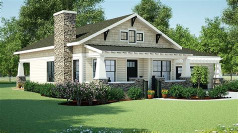 One Story Craftsman Style House Plans