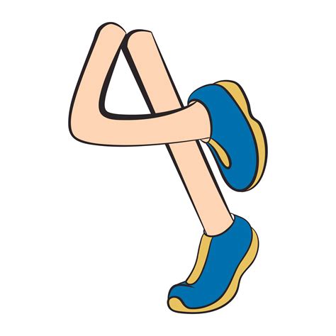 Cartoon running legs 14021023 Vector Art at Vecteezy