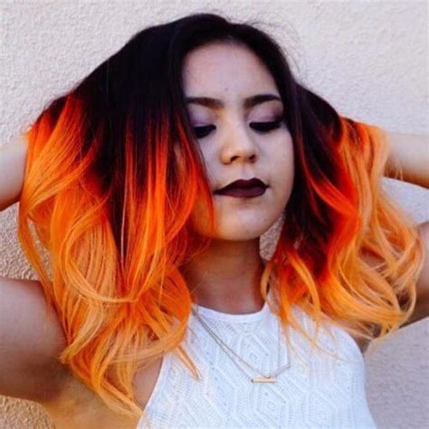 50 fiery red ombre hair ideas #redhaircolor in 2020 | Red ombre hair, Crazy colour hair dye ...
