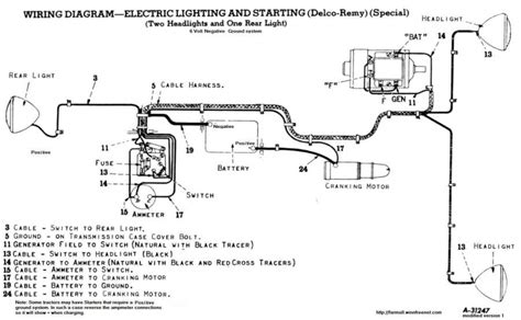 Farmall M 6 Volt Wiring Diagram - Lace Art