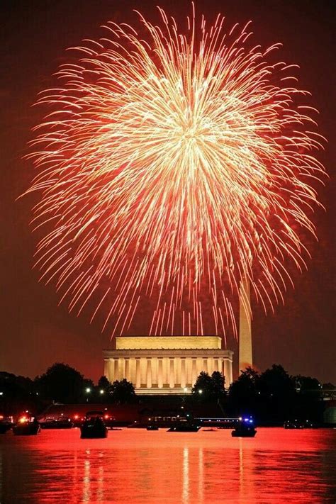 2012 July 4th fireworks over Lincoln Memorial, Washington, DC | Fireworks photography, 4th of ...