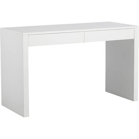 Runway White Lacquer Desk + Reviews | CB2 | White lacquer desk, Lacquer desk, Ikea white desk