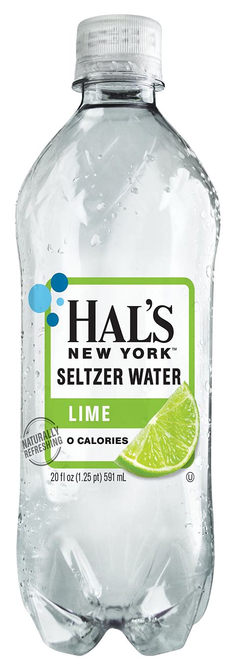 Amazon.com : Hal's New York Seltzer Water Original 20 Oz (24 Pack) : Grocery & Gourmet Food