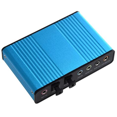 USB 6 Channel 5.1 External Audio Sound Card SPDIF-in VGA Cables from Consumer Electronics on ...