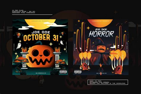 Halloween Album Covers Pack Vol.3 l PSD FILES by hatimbahia on DeviantArt