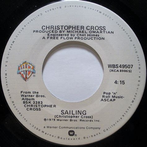 Christopher Cross - Sailing (1980, Vinyl) | Discogs