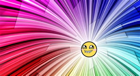 Rainbow smiely face, bright, cool, rainbow, smiley face, HD wallpaper | Peakpx