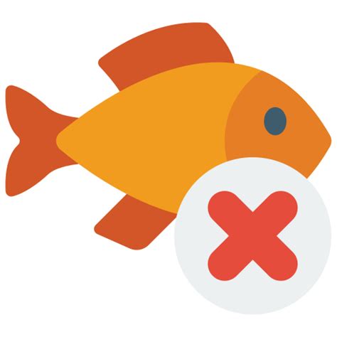 No fish Basic Miscellany Flat icon