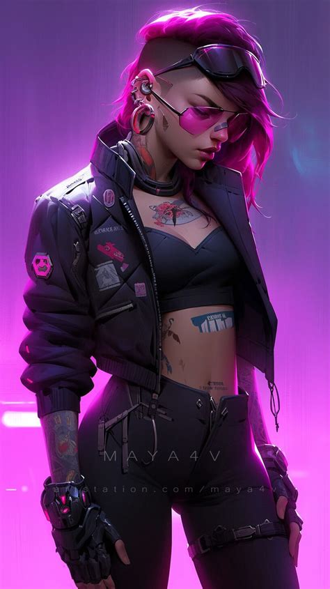 ArtStation - cyberpunk lights | Cyberpunk woman, Cyberpunk character, Cyberpunk aesthetic