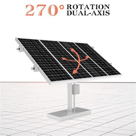 ECO-WORTHY Solar Panel Tracking System Dual Axis with Tracker Controller & Remote Controller ...