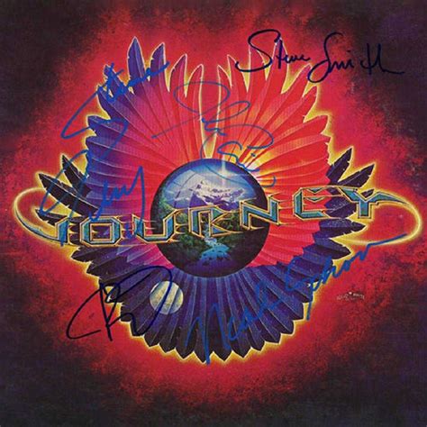 Journey Band Signed Infinity Album