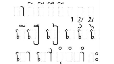 Khmer Consonants And Vowels Chart Phonetics - IMAGESEE