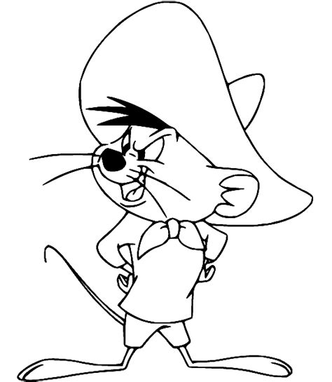 24 Speedy Gonzales Coloring Pages - ColoringPagesOnly.com