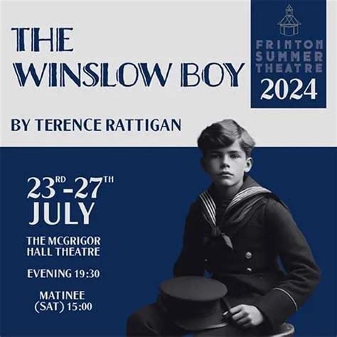 Frinton Summer Theatre - The Winslow Boy | Essex Tourist Guide