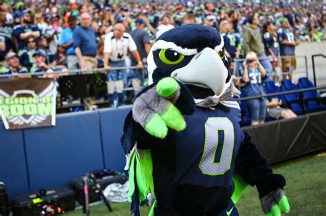 The Seahawks revealed a new look for Blitz, the team's... Photo-photo.94280 - seattlepi.com