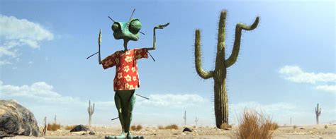 Rango Trying to Hide from the Movie Rango Desktop Wallpaper