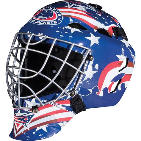 Franklin Boys' Columbus Blue Jackets GFM 1500 Goalie Face Mask | Academy