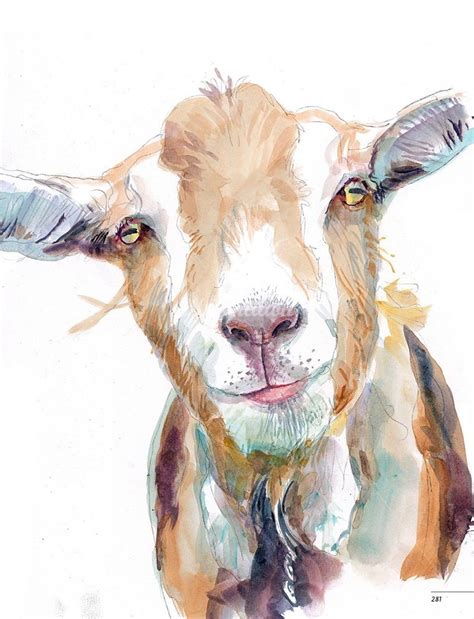 Michael Frith | Goat art, Goat paintings, Watercolor illustration