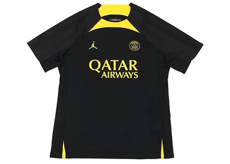 Jordan Paris Saint-Germain Strike Jersey Black/Tour Yellow Men's - SS23 ...