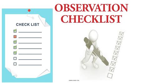 OBSERVATION CHECKLIST - YouTube