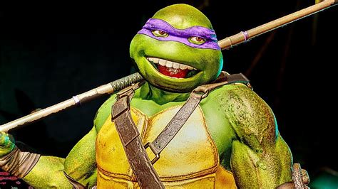 INJUSTICE 2 Ninja Turtles Donatello All Intros Dialogue Character Banter TMNT 1080p HD - YouTube