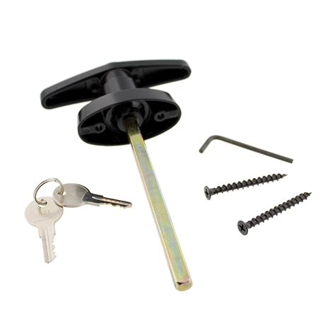 Rural365 Locking T Handle Latch Shed Lock with Keys and Hardware - Door ...