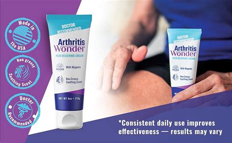 Arthritis Wonder Pain Relief Cream, 4 oz Arthritis Pain Relief Cream ...